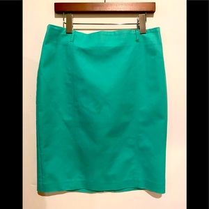 VanHeusen Studio Mint Stretch Pencil Skirt Sz. 8